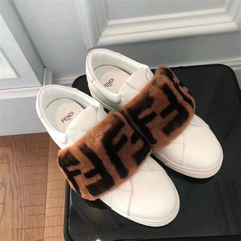 fendi slip on womens